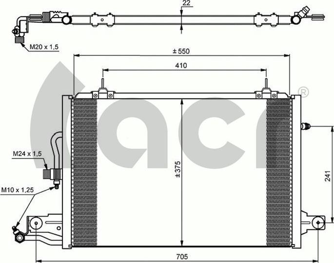 ACR 300044 - Kondenser, kondisioner furqanavto.az