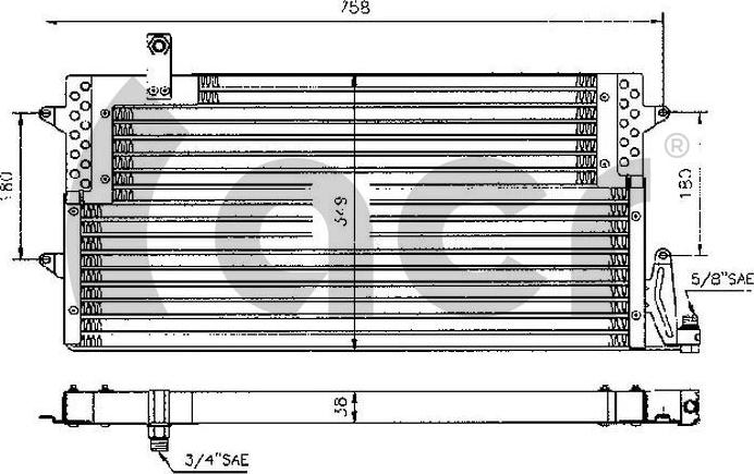 ACR 300048 - Kondenser, kondisioner furqanavto.az