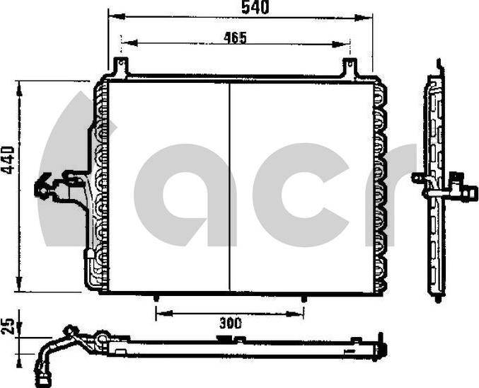 ACR 300042 - Kondenser, kondisioner furqanavto.az