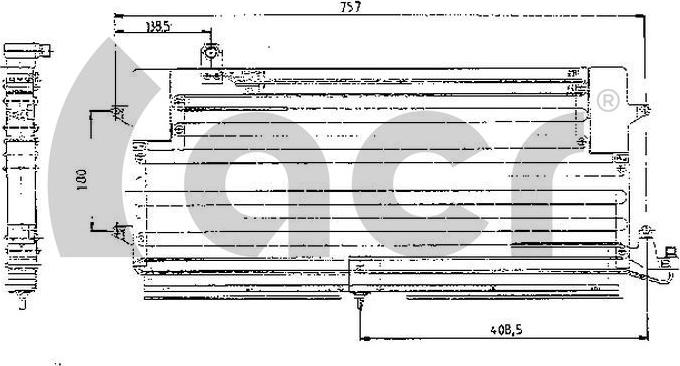 ACR 300047 - Kondenser, kondisioner furqanavto.az