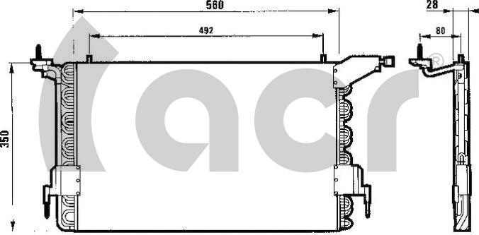 ACR 300005 - Kondenser, kondisioner furqanavto.az