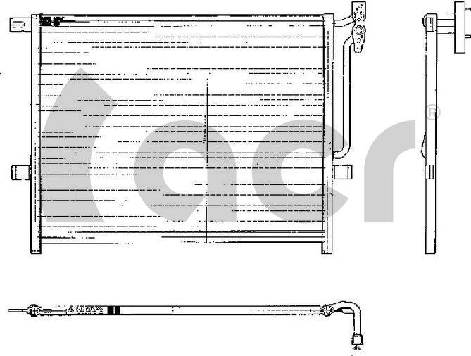 ACR 300080 - Kondenser, kondisioner furqanavto.az