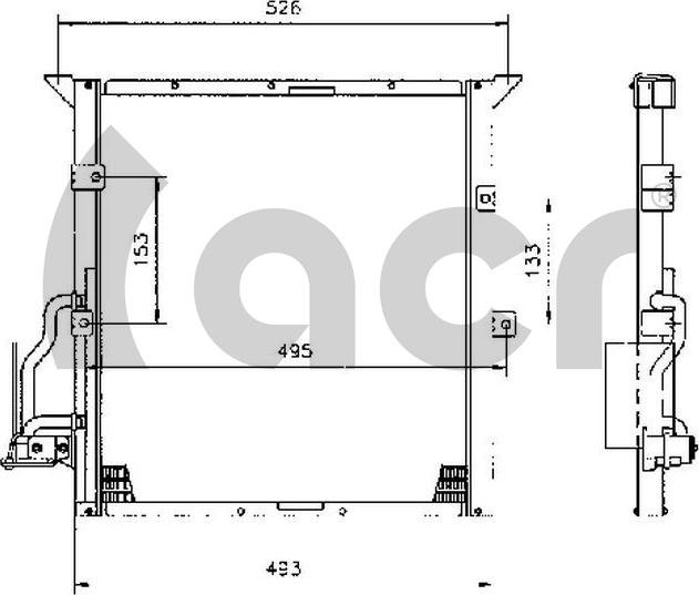 ACR 300081 - Kondenser, kondisioner furqanavto.az