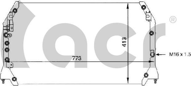 ACR 300075 - Kondenser, kondisioner furqanavto.az