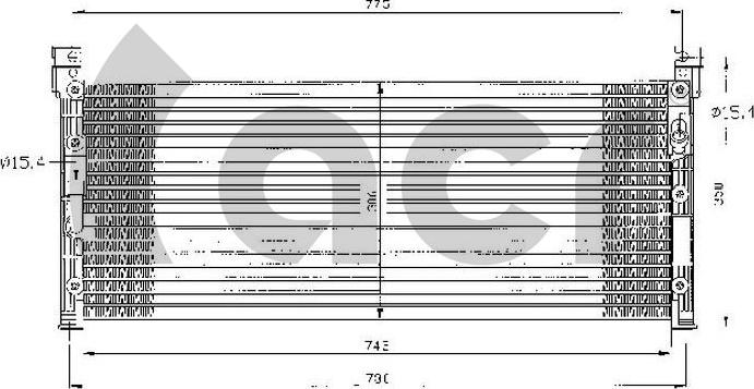 ACR 300077 - Kondenser, kondisioner furqanavto.az