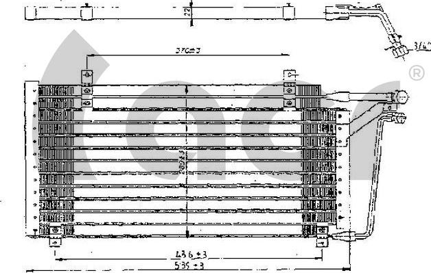 ACR 300196 - Kondenser, kondisioner furqanavto.az