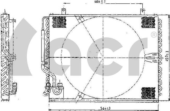 ACR 300193 - Kondenser, kondisioner furqanavto.az