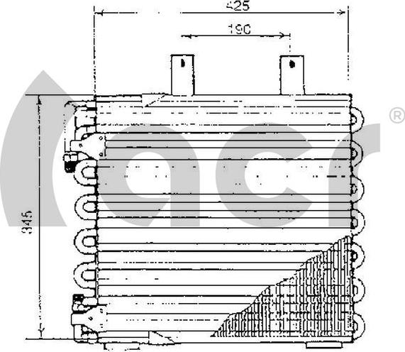 ACR 300192 - Kondenser, kondisioner furqanavto.az