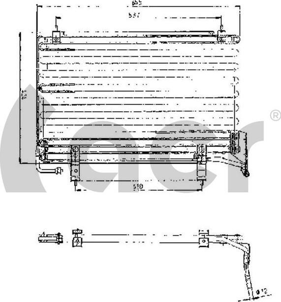 ACR 300147 - Kondenser, kondisioner furqanavto.az