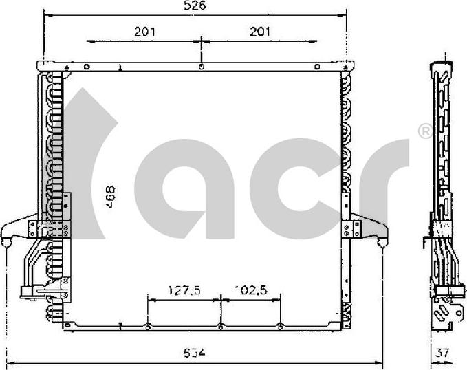 ACR 300103 - Kondenser, kondisioner furqanavto.az