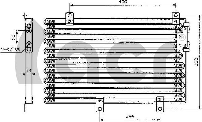 ACR 300119 - Kondenser, kondisioner furqanavto.az