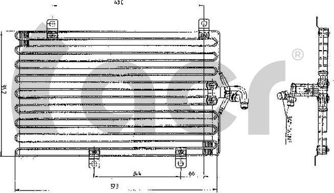 ACR 300129 - Kondenser, kondisioner furqanavto.az