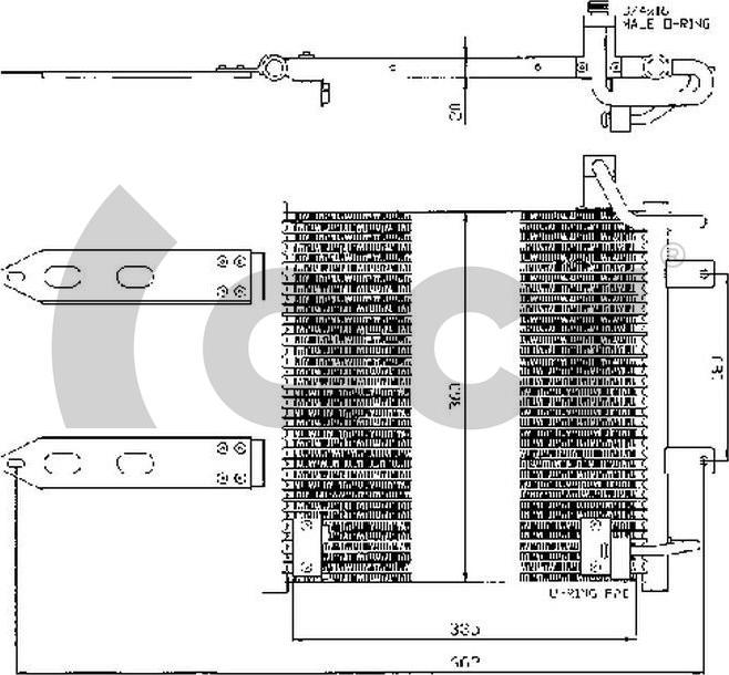 ACR 300395 - Kondenser, kondisioner furqanavto.az