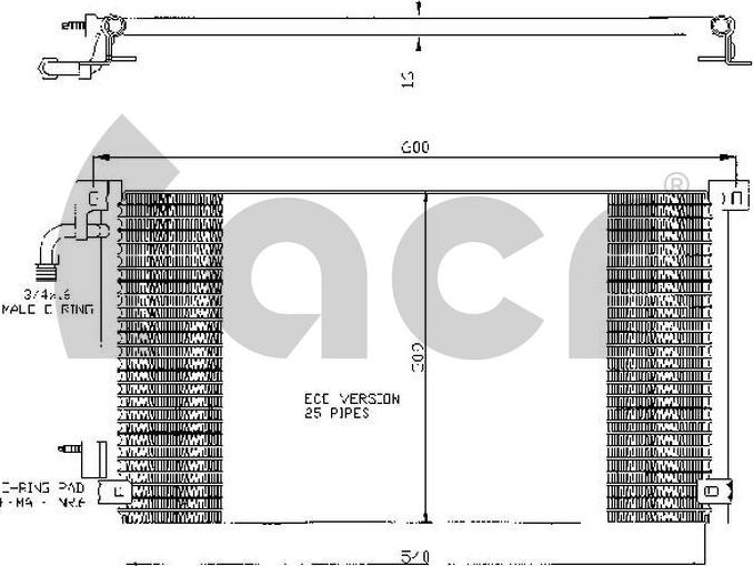 ACR 300390 - Kondenser, kondisioner furqanavto.az