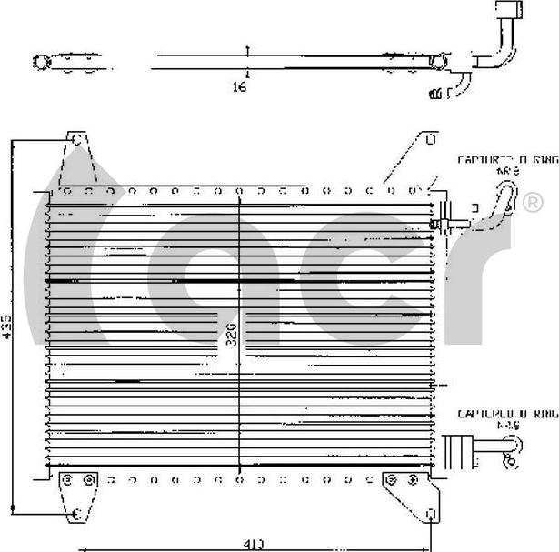 ACR 300391 - Kondenser, kondisioner furqanavto.az