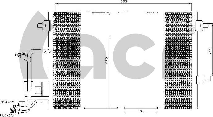 ACR 300349 - Kondenser, kondisioner furqanavto.az