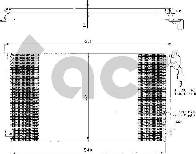 ACR 300359 - Kondenser, kondisioner furqanavto.az