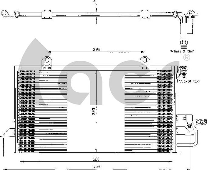 ACR 300354 - Kondenser, kondisioner furqanavto.az