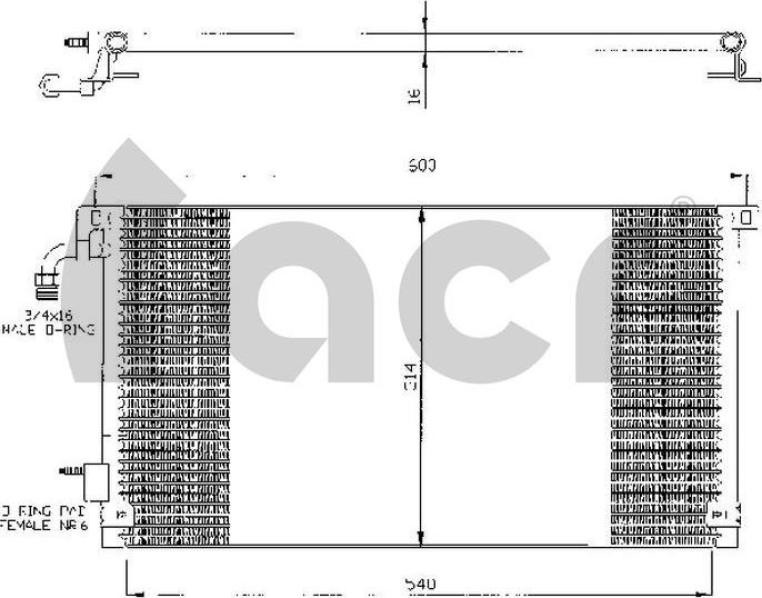 ACR 300358 - Kondenser, kondisioner furqanavto.az