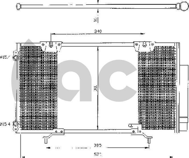 ACR 300369 - Kondenser, kondisioner furqanavto.az