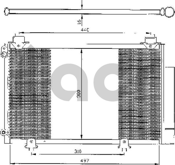 ACR 300365 - Kondenser, kondisioner furqanavto.az