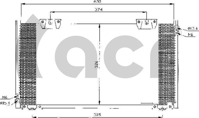 ACR 300306 - Kondenser, kondisioner furqanavto.az