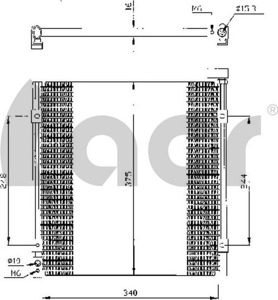 ACR 300300 - Kondenser, kondisioner furqanavto.az