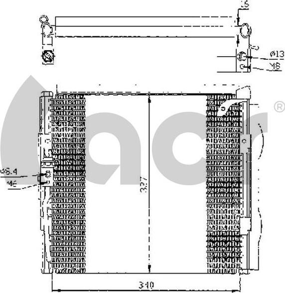 ACR 300302 - Kondenser, kondisioner furqanavto.az