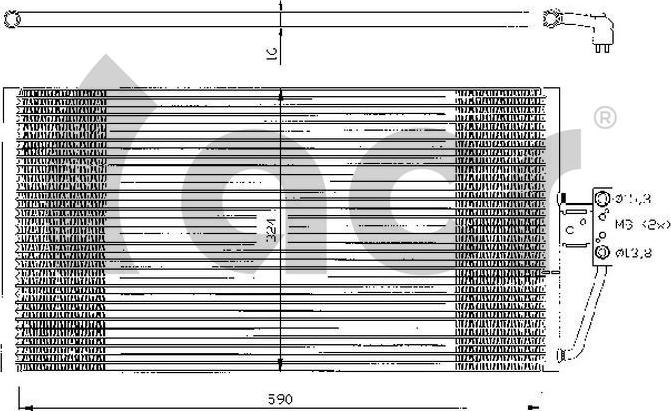 ACR 300328 - Kondenser, kondisioner furqanavto.az