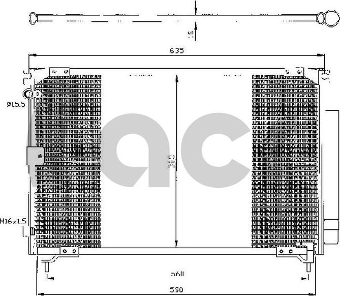 ACR 300371 - Kondenser, kondisioner furqanavto.az