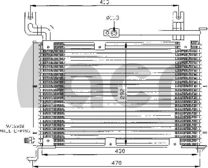 ACR 300377 - Kondenser, kondisioner furqanavto.az