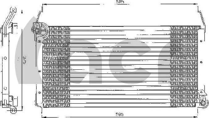 ACR 300297 - Kondenser, kondisioner furqanavto.az