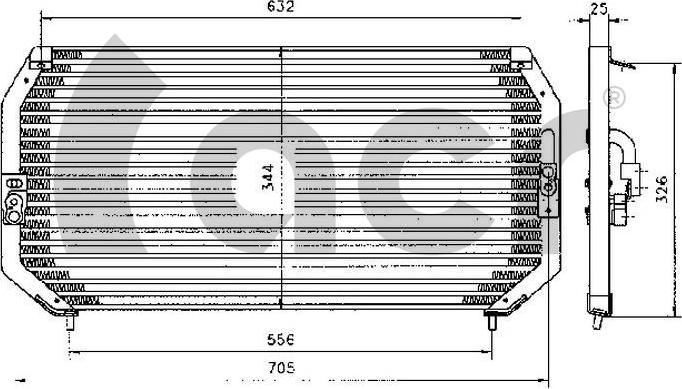 ACR 300243 - Kondenser, kondisioner furqanavto.az