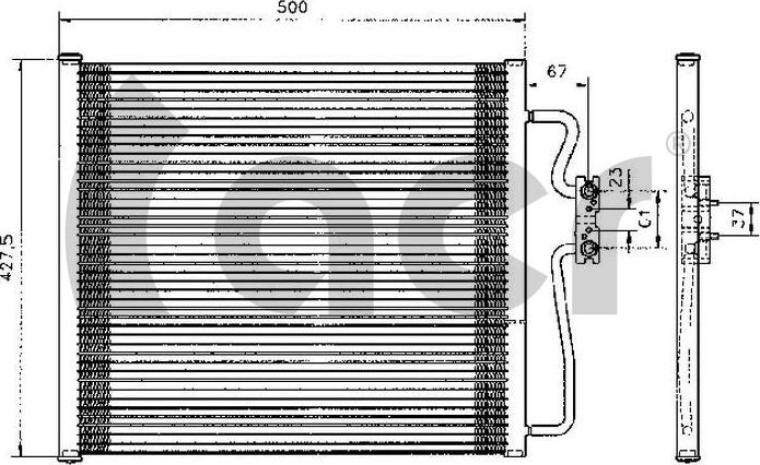 ACR 300254 - Kondenser, kondisioner furqanavto.az