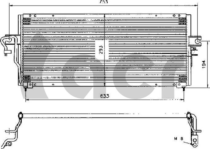 ACR 300257 - Kondenser, kondisioner furqanavto.az