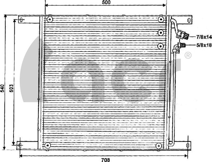 ACR 300263 - Kondenser, kondisioner furqanavto.az