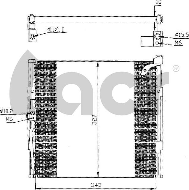 ACR 300206 - Kondenser, kondisioner furqanavto.az