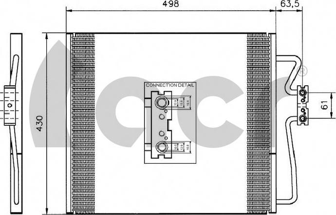 ACR 300208 - Kondenser, kondisioner furqanavto.az