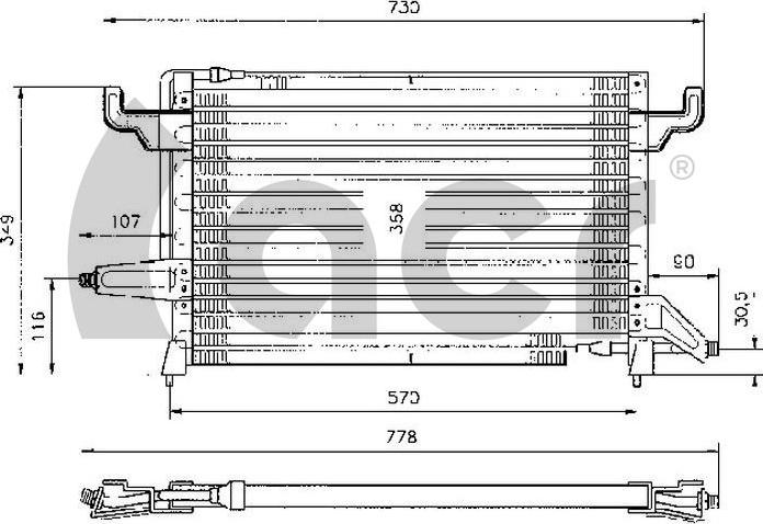 ACR 300211 - Kondenser, kondisioner furqanavto.az