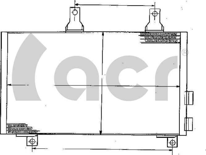 ACR 300236 - Kondenser, kondisioner furqanavto.az