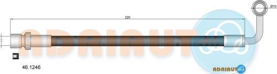 Adriauto 46.1246 - Əyləc şlanqı furqanavto.az