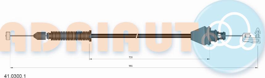 Adriauto 41.0300.1 - Sürətləndirici kabel furqanavto.az