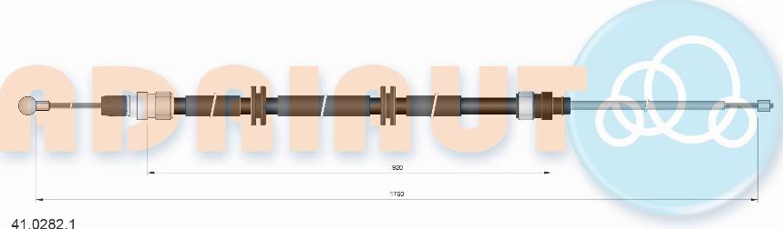 Adriauto 41.0282.1 - Kabel, dayanacaq əyləci furqanavto.az