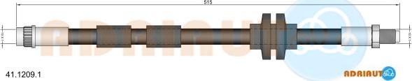 Adriauto 41.1209.1 - Əyləc şlanqı furqanavto.az