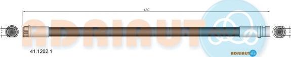 Adriauto 41.1202.1 - Əyləc şlanqı furqanavto.az