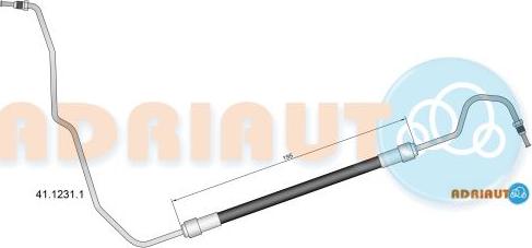 Adriauto 41.1231.1 - Əyləc şlanqı furqanavto.az