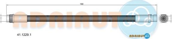 Adriauto 41.1229.1 - Əyləc şlanqı furqanavto.az
