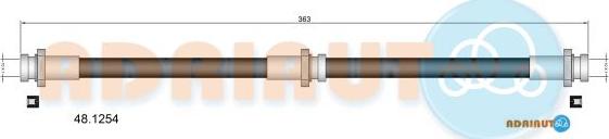 Adriauto 48.1254 - Əyləc şlanqı furqanavto.az