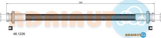 Adriauto 48.1226 - Əyləc şlanqı furqanavto.az