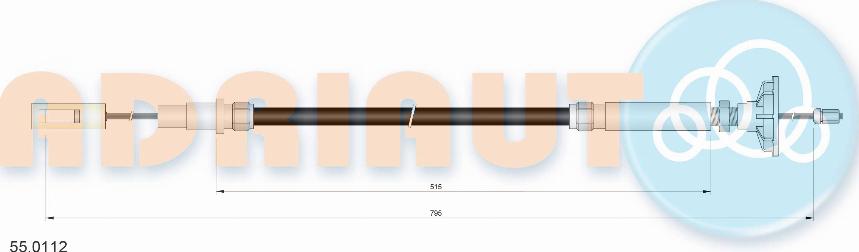 Adriauto 55.0112 - Debriyaj kabeli furqanavto.az
